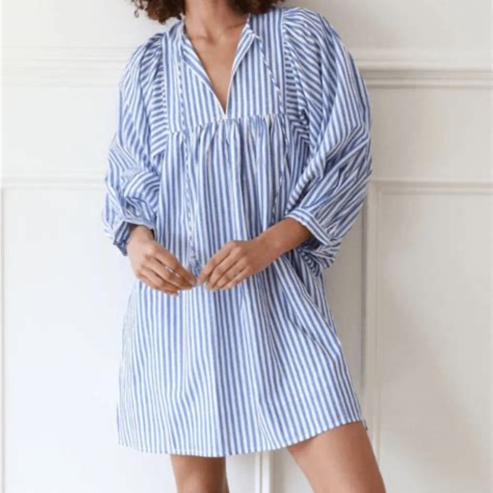 Mille Striped Daisy Dress